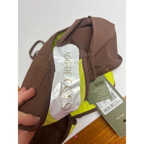 NWT Agua De Coco Brown Hot Pants Bikini Bottom Sz. XS - Picture 11 of 11